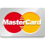 MasterCard logo featuring overlapping red and yellow circles on white background.